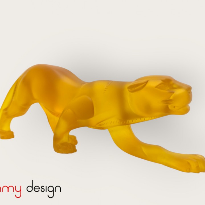 ORANGE PANTHER HUNTING SHAPE  50*8*H18cm